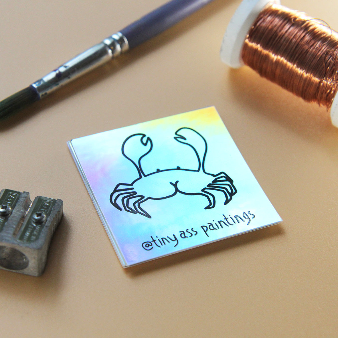 FANCY ASS Crab Sticker