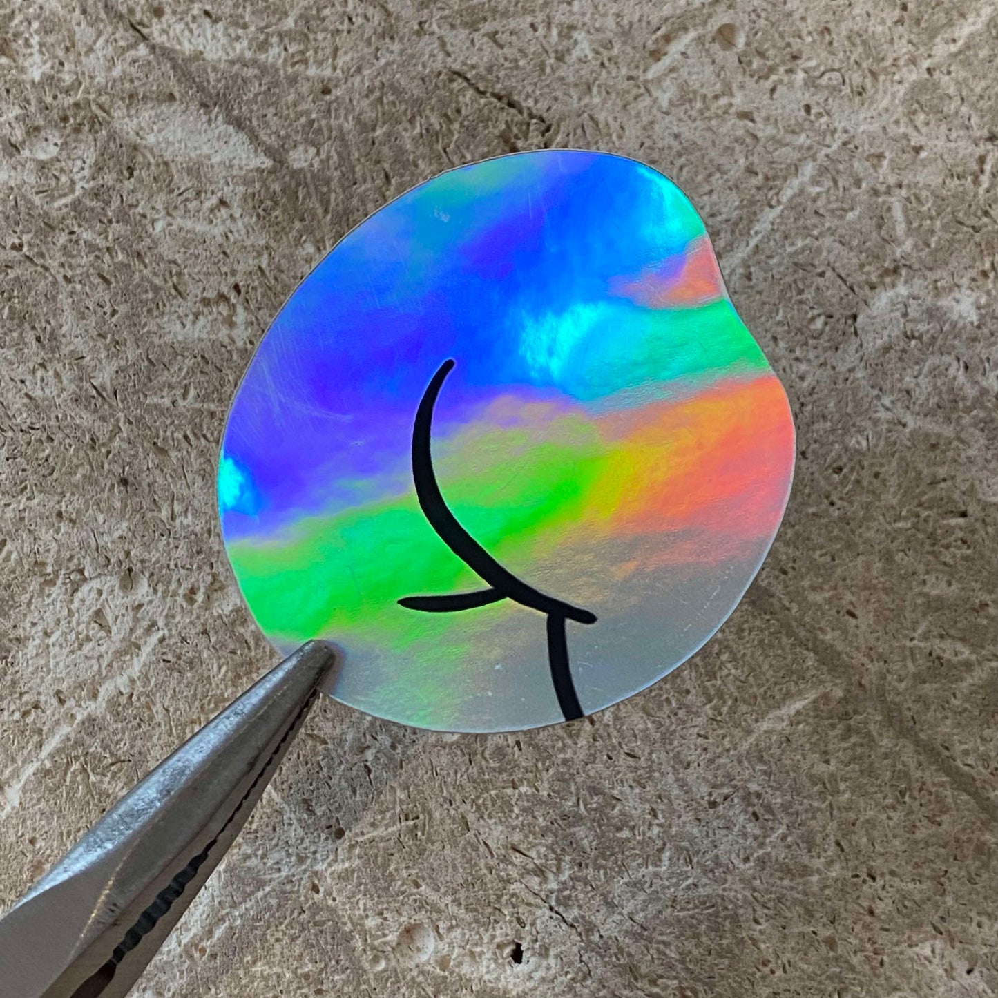 FANCY ASS Mai Iridescent Sticker